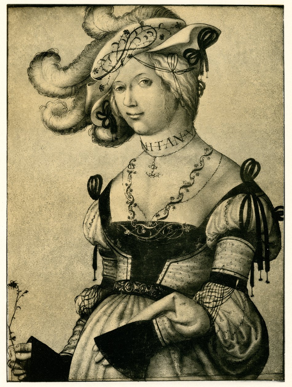 Retrato de una niña de Daniel Hopfer