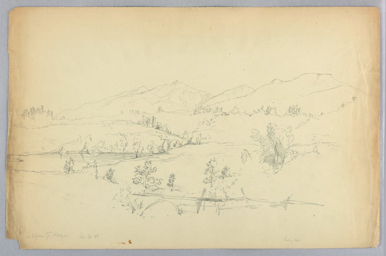 Monte Jefferson desde cerca de Whitefield de Daniel Huntington