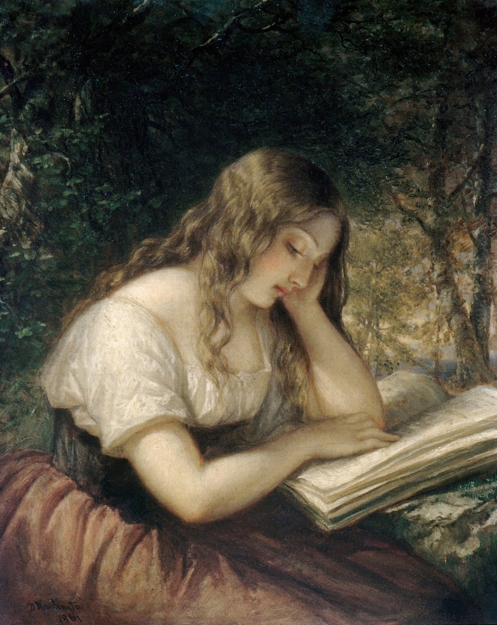 Estudio en un bosque de Daniel Huntington