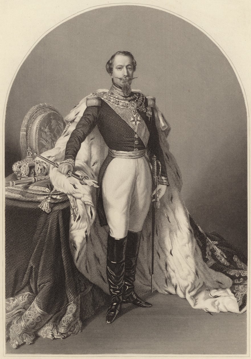 Luis Napoleón Bonaparte (grabado) de Daniel John. Pound