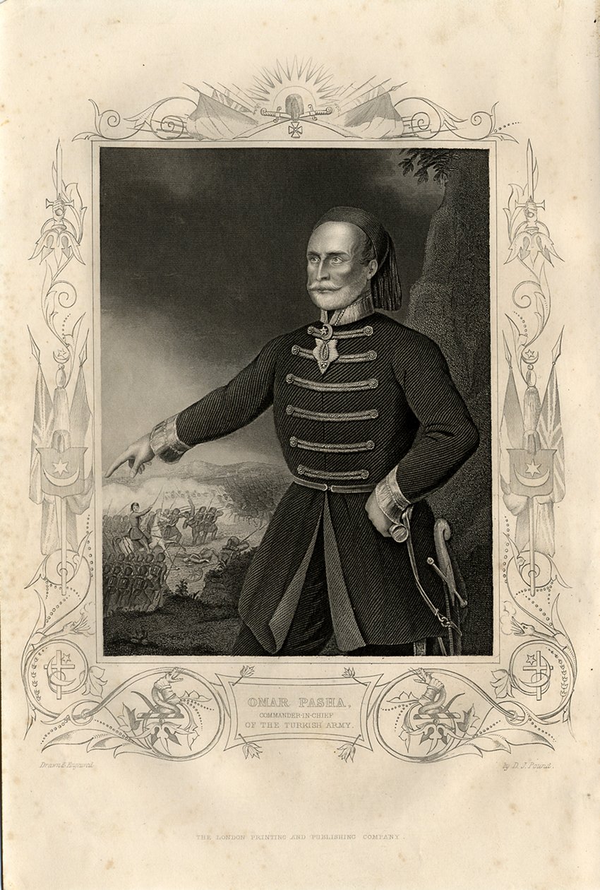 Retrato de Omar Pasha, 1856 de Daniel John Pound
