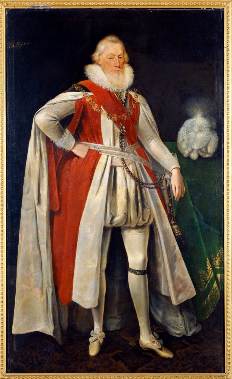 William Knollys c.1620 (óleo sobre lienzo) de Daniel Mytens