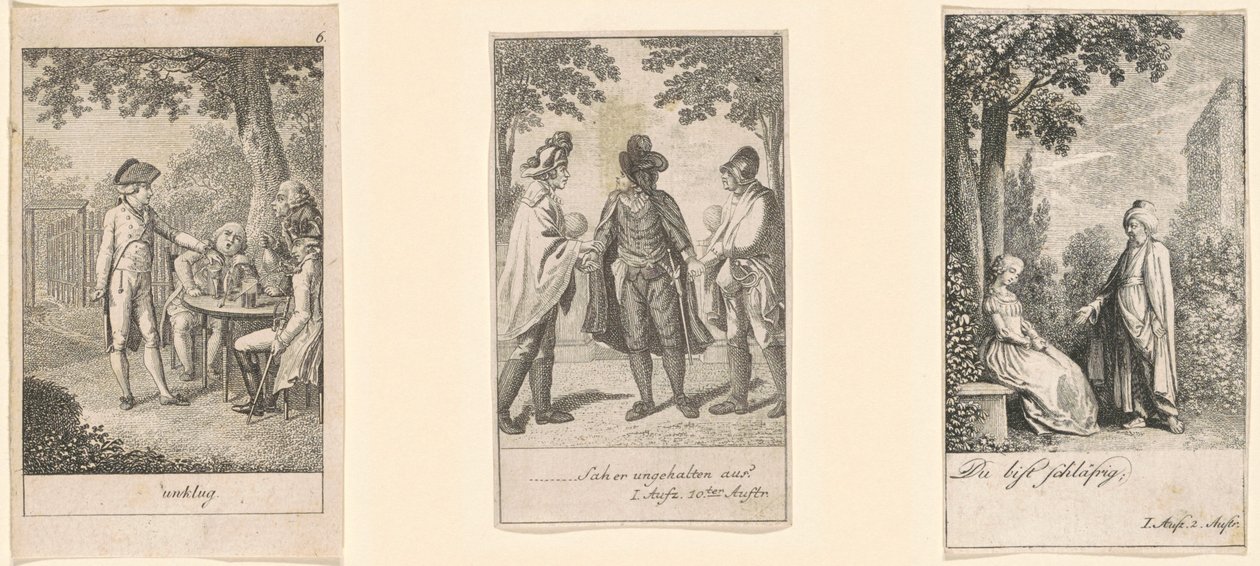 Unklug (Imprudente) de Daniel Nikolaus Chodowiecki