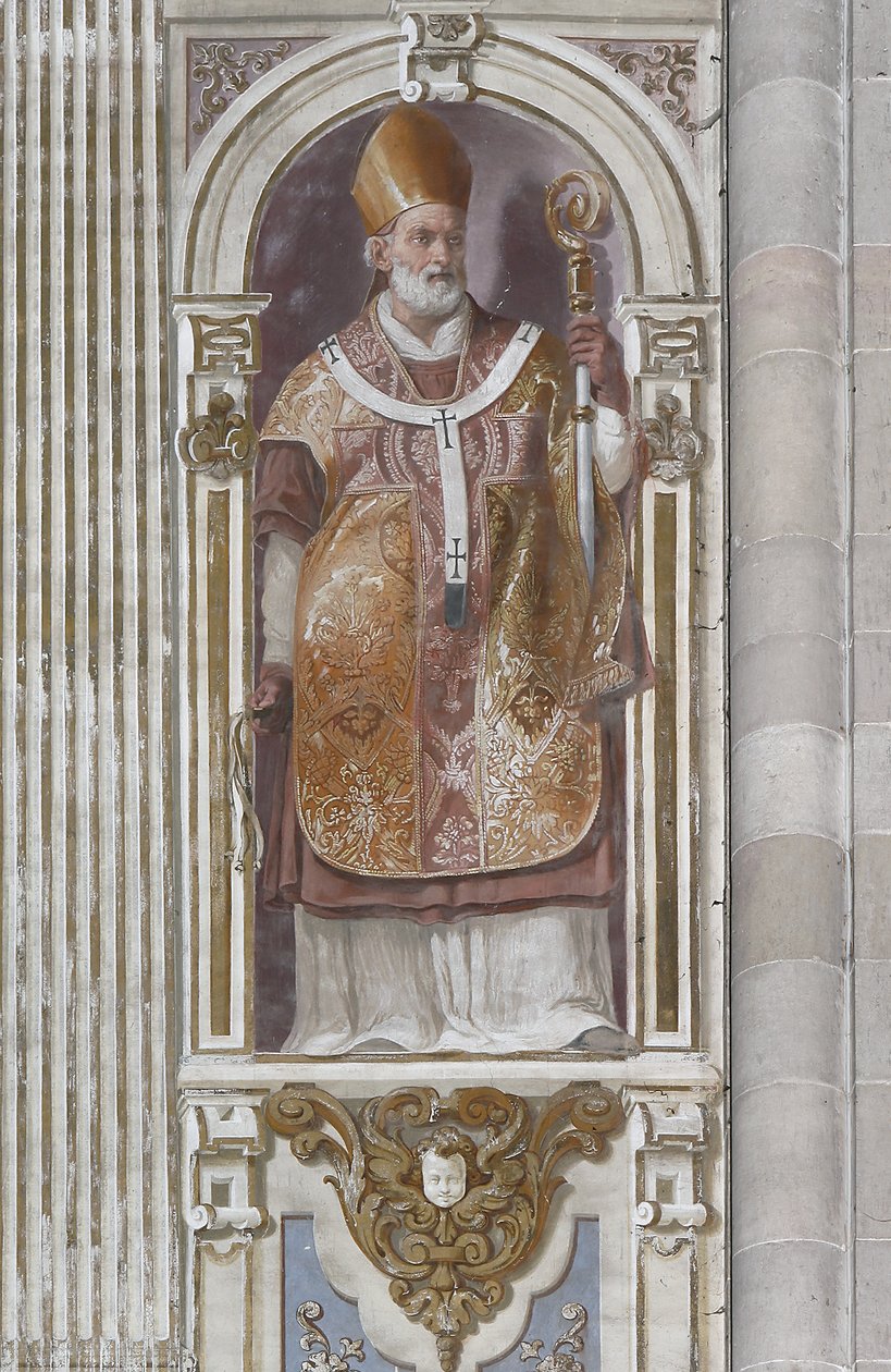 San Ambrosio (fresco) de Daniele Crespi