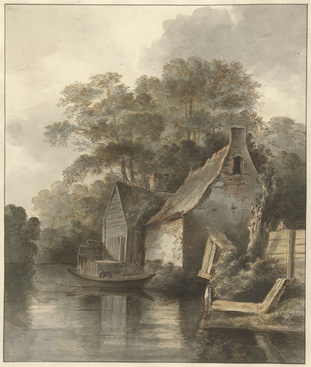 Casas en un canal de Daniël Kerkhoff