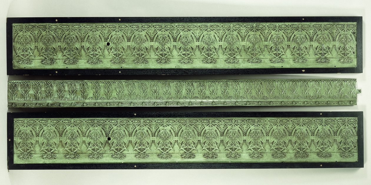 Tres paneles de friso, 1895-1896 de Dankmar Adler