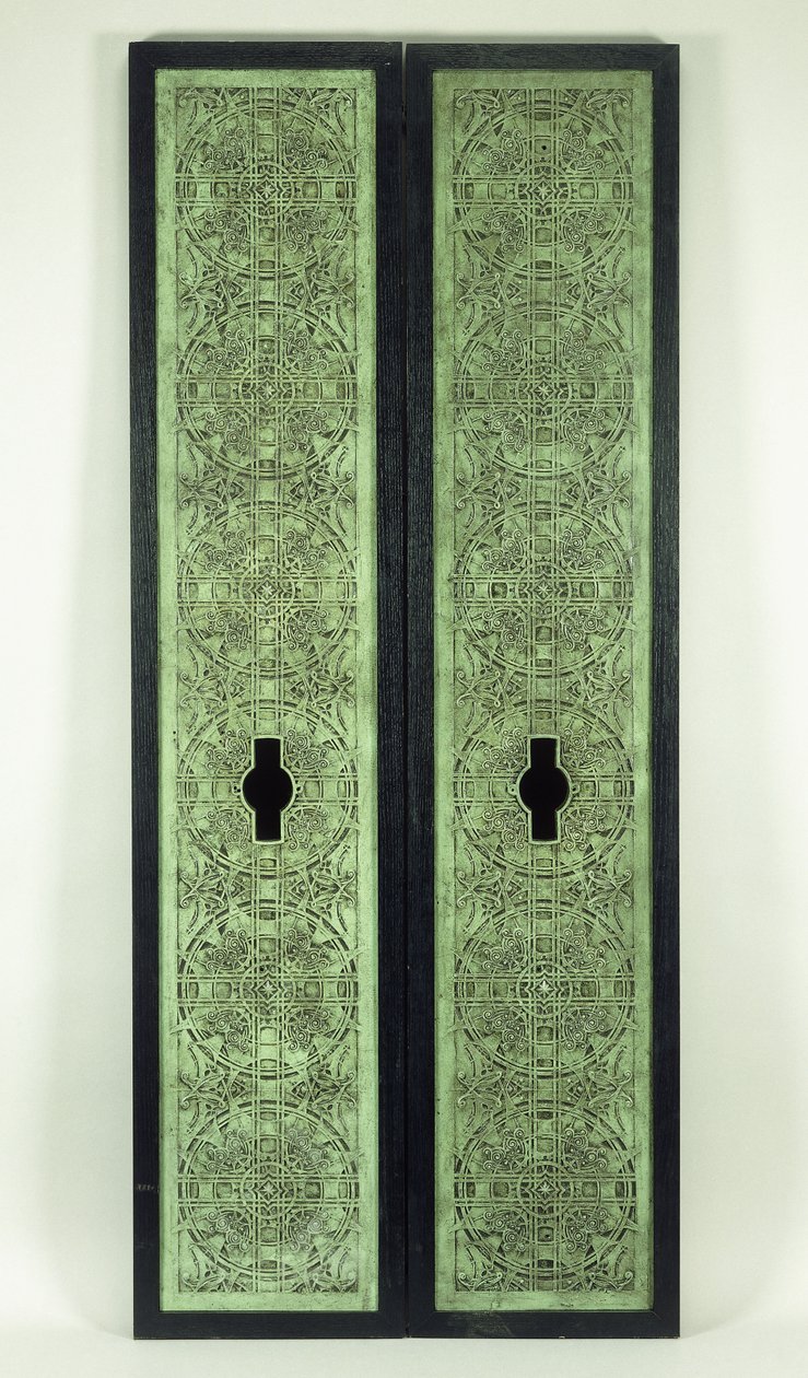 Dos Paneles de Ascensor, 1894-1895 de Dankmar Adler
