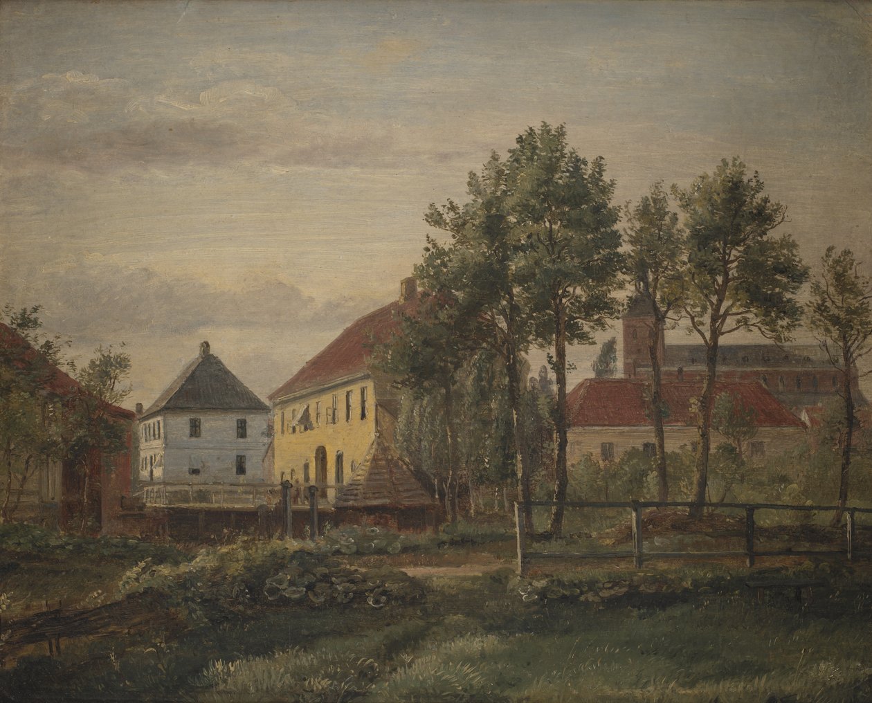 Un molino en Odense de Dankvart Dreyer