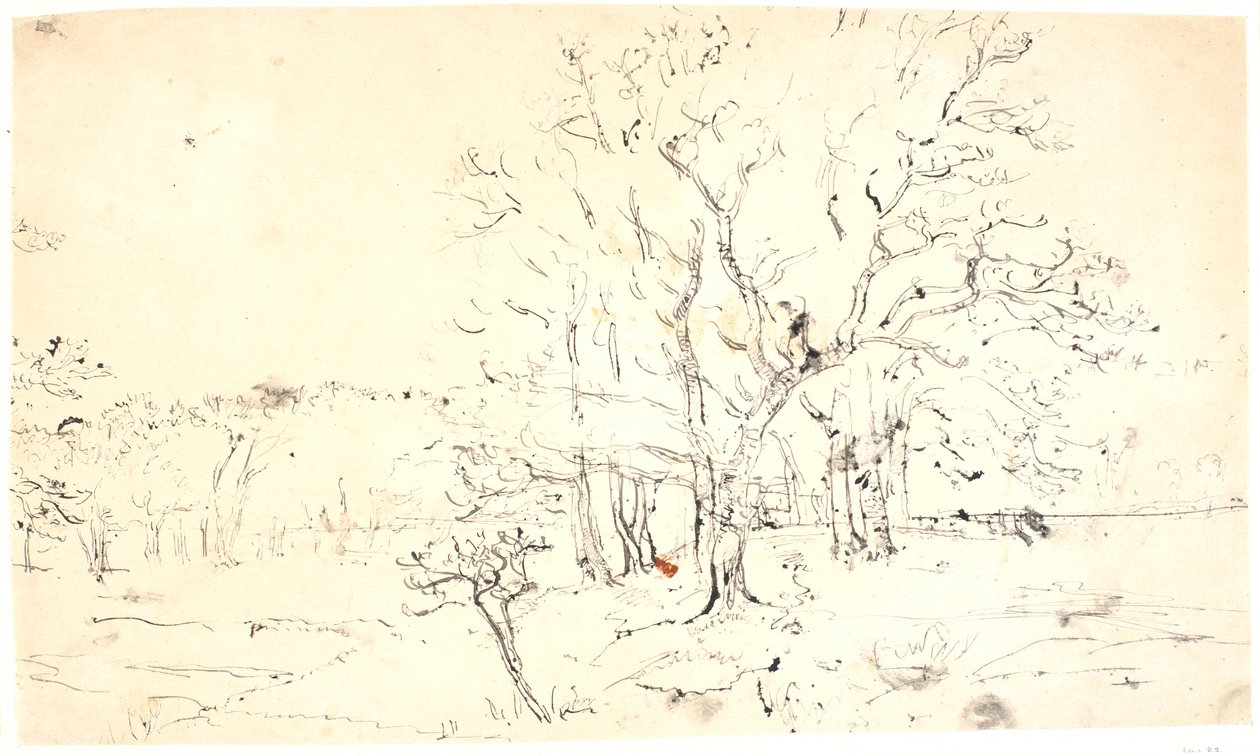 Paisaje con Árboles de Dankvart Dreyer