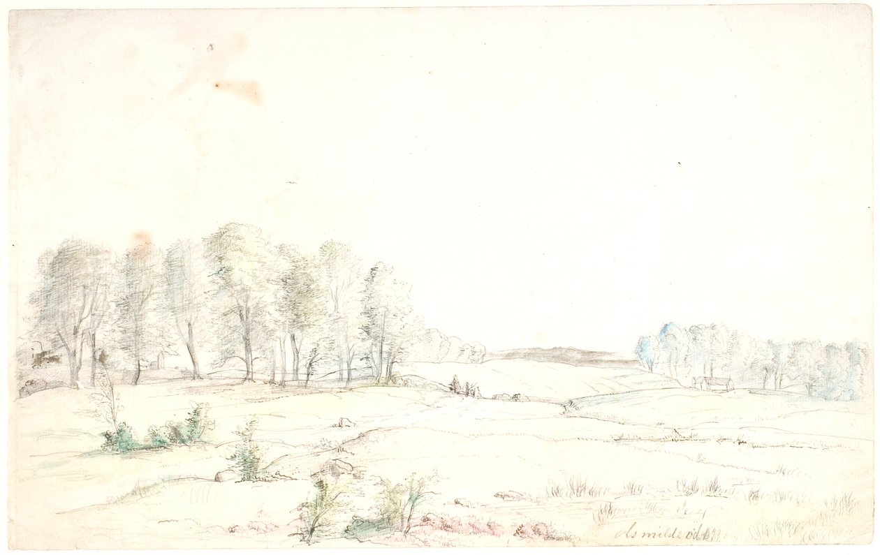 Paisaje en Aminderød de Dankvart Dreyer