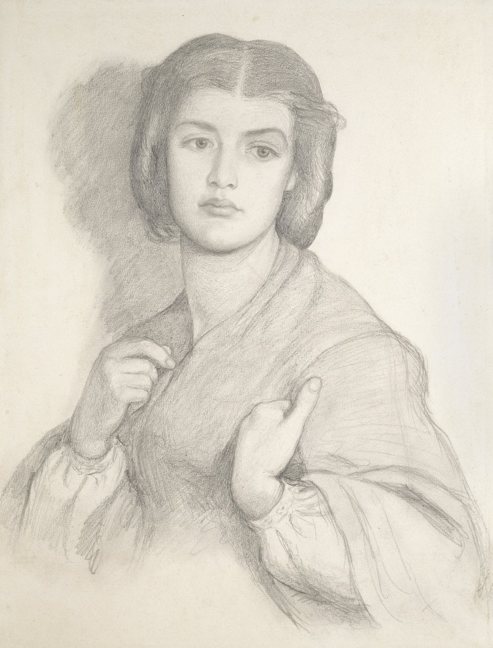 Retrato de una mujer de Dante Gabriel Charles Rossetti