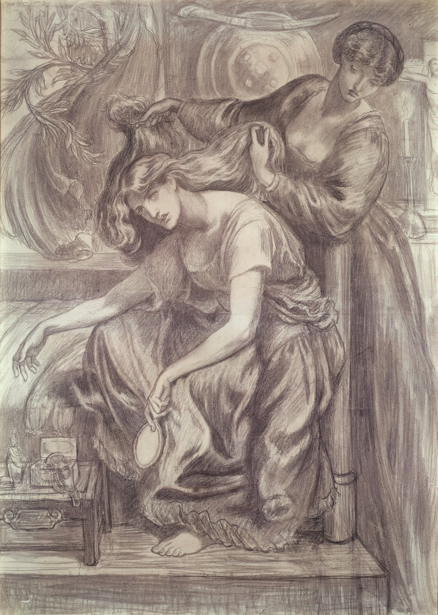La canción de muerte de Desdémona de Dante Gabriel Charles Rossetti