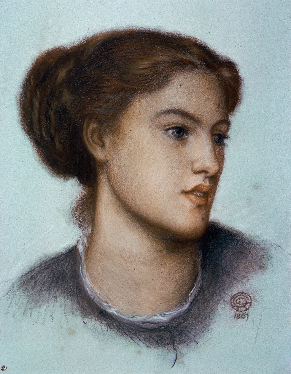 Ellen Smith, 1867 de Dante Gabriel Charles Rossetti