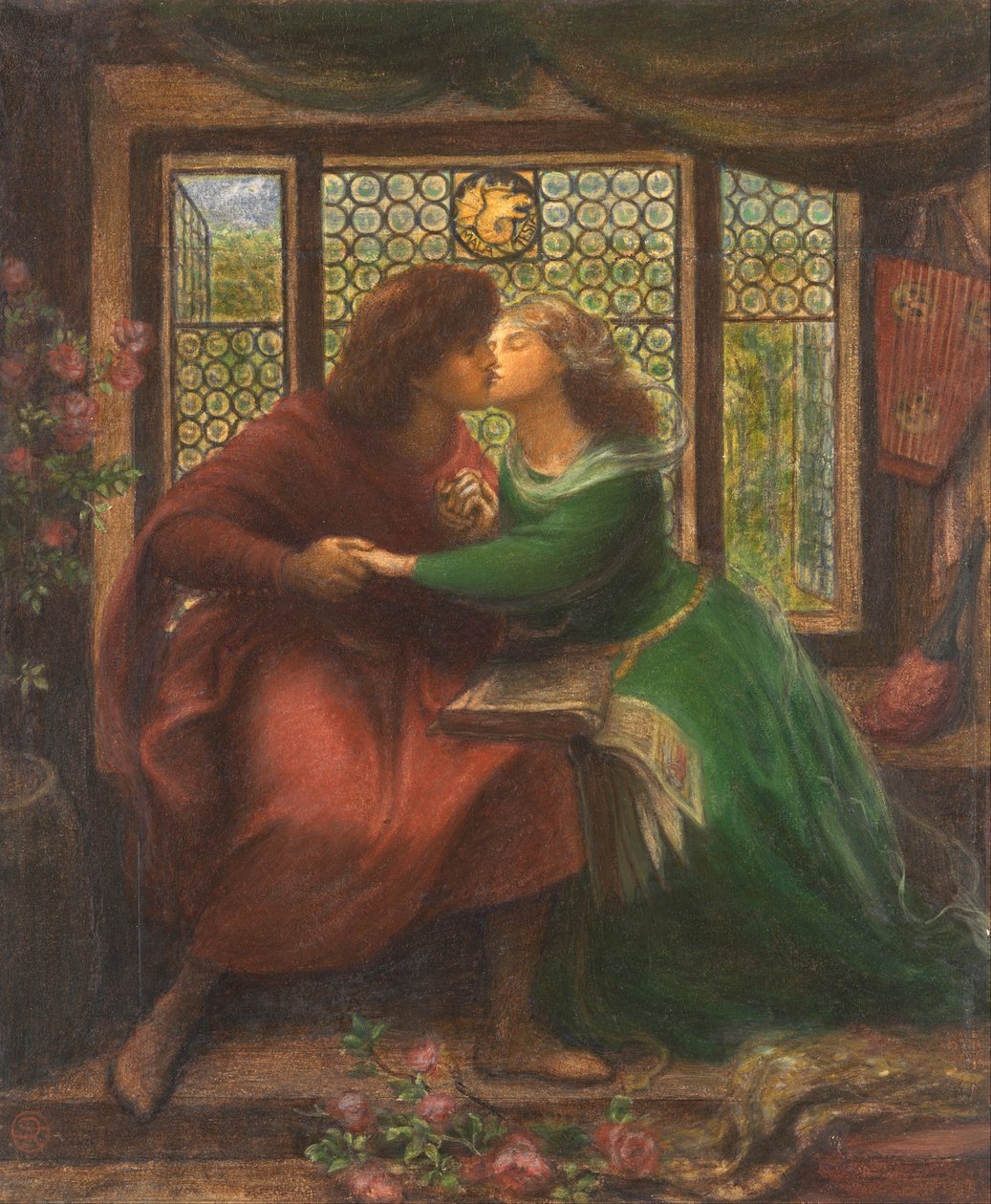 Paolo y Francesca da Rimini de Dante Gabriel Charles Rossetti