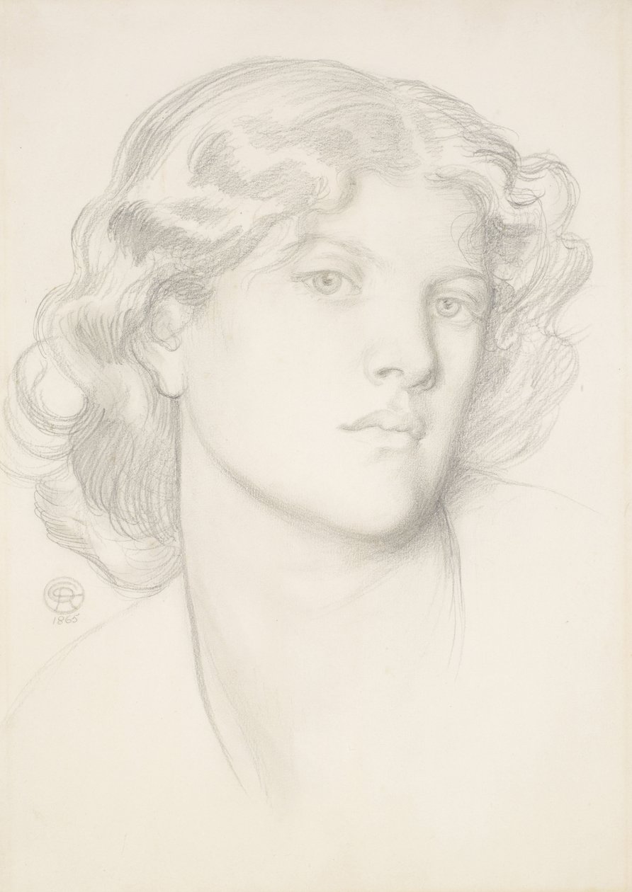 El cenador azul de Dante Gabriel Charles Rossetti
