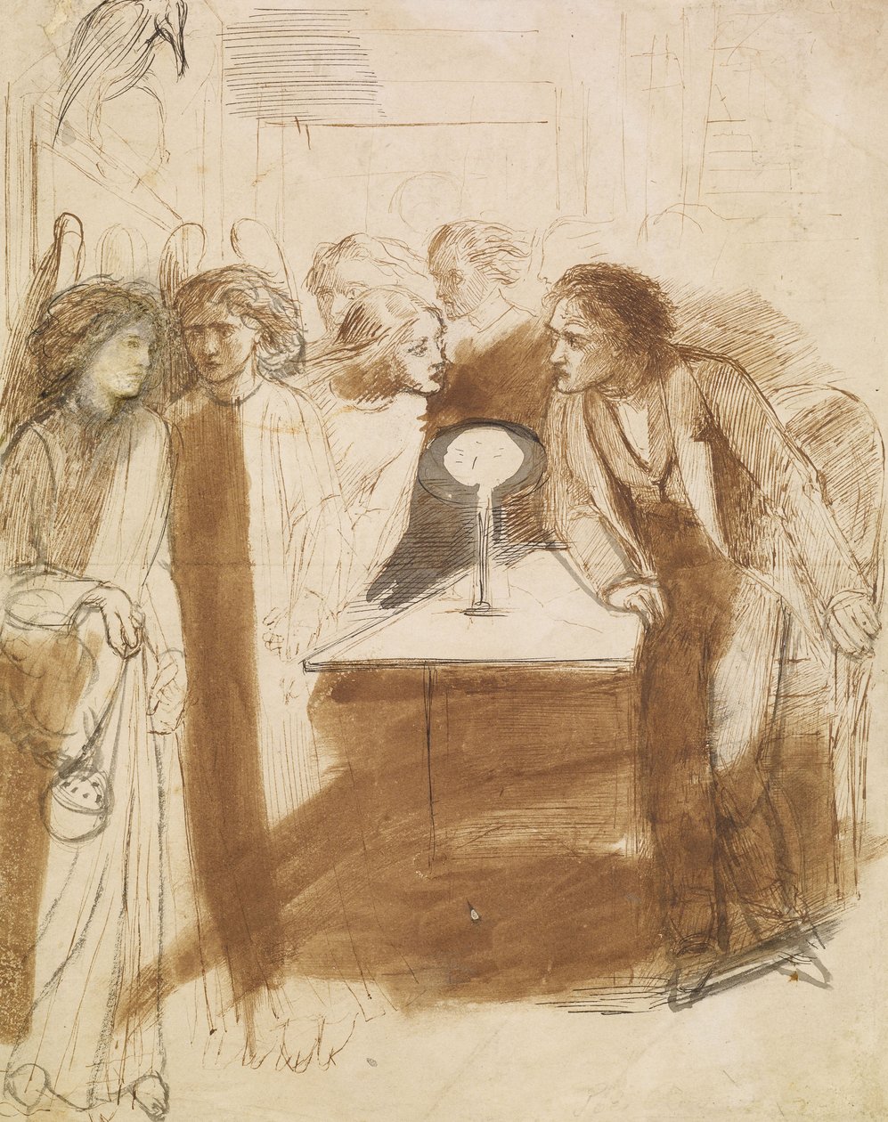 El cuervo de Dante Gabriel Charles Rossetti