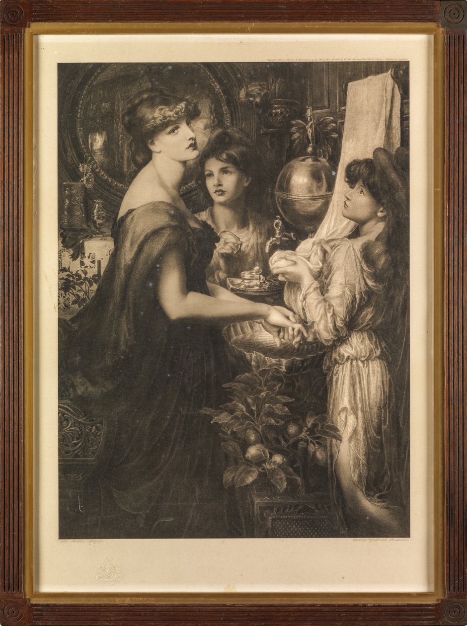 La Bella Mano de Dante Gabriel (after) Rossetti