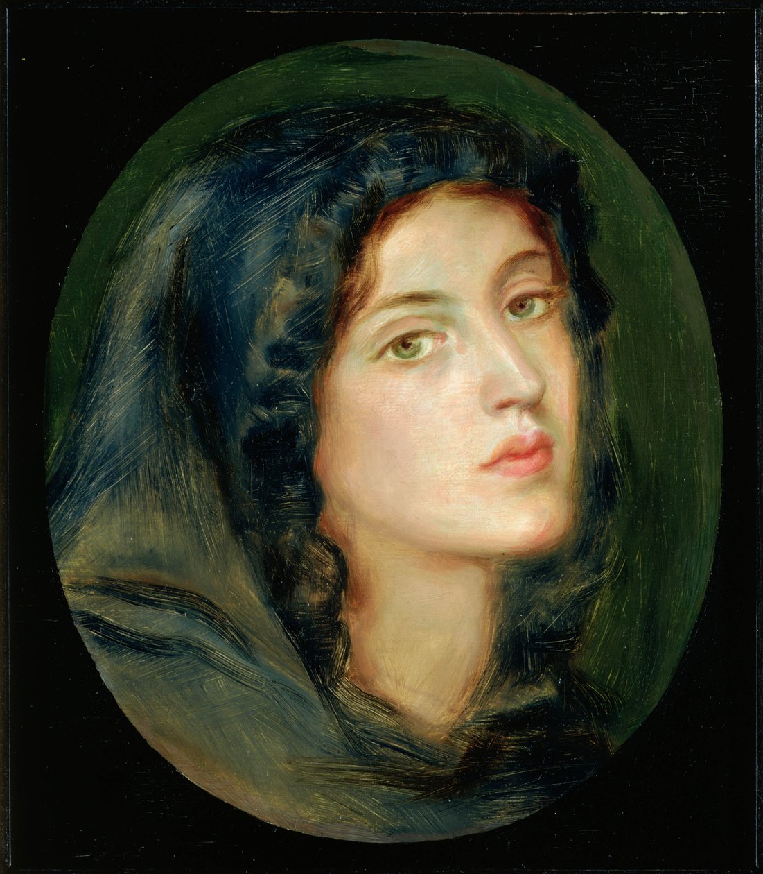 Señorita Burton de Dante Gabriel Charles Rossetti
