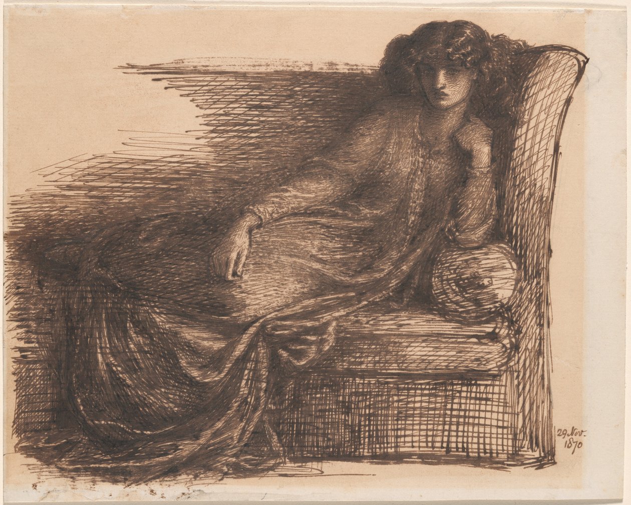 Jane Morris de Dante Gabriel Rossetti