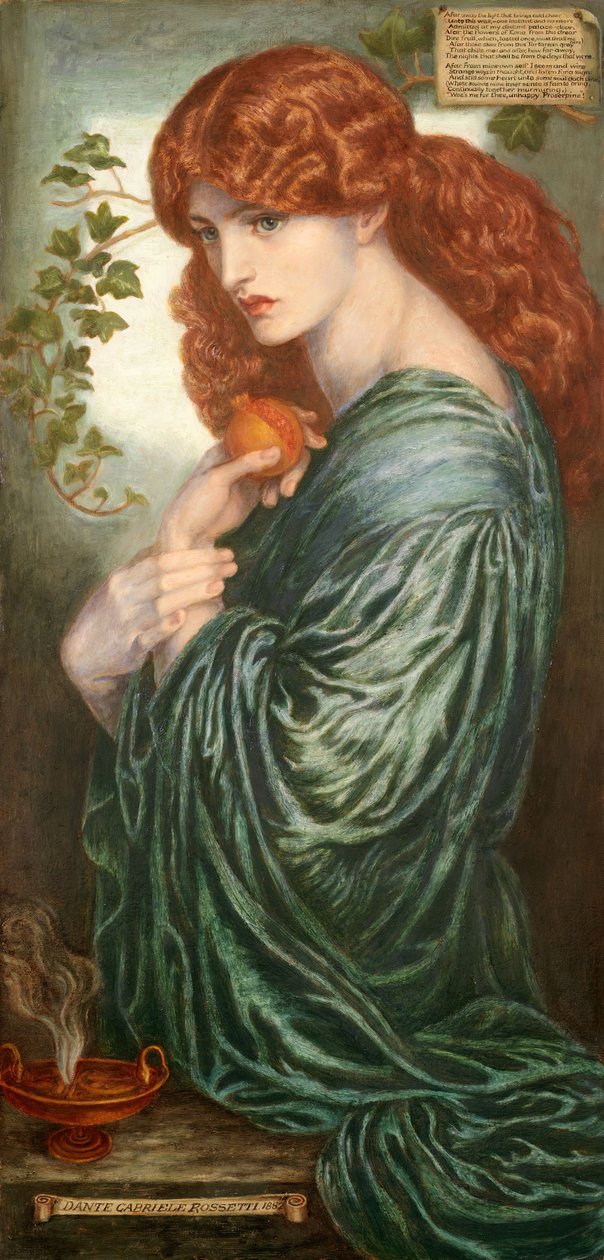 Proserpina, 1882 de Dante Gabriel Rossetti