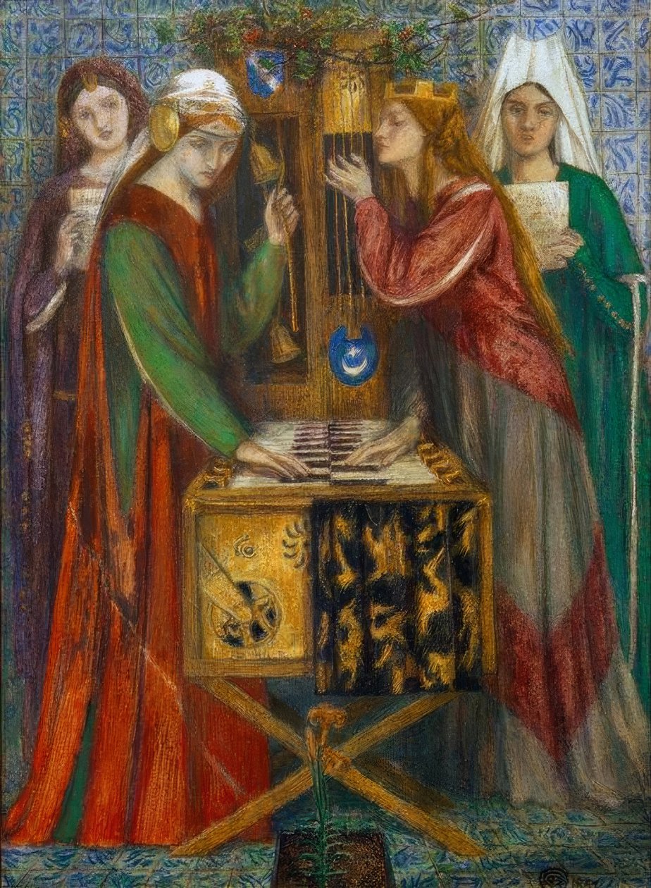 El armario azul de Dante Gabriel Charles Rossetti