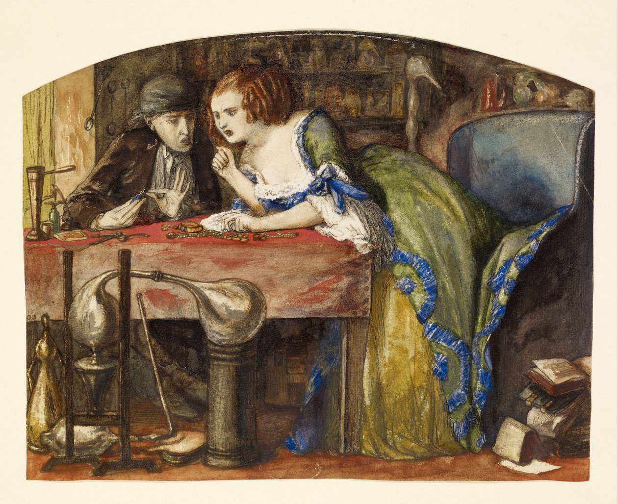 El laboratorio de Dante Gabriel Rossetti
