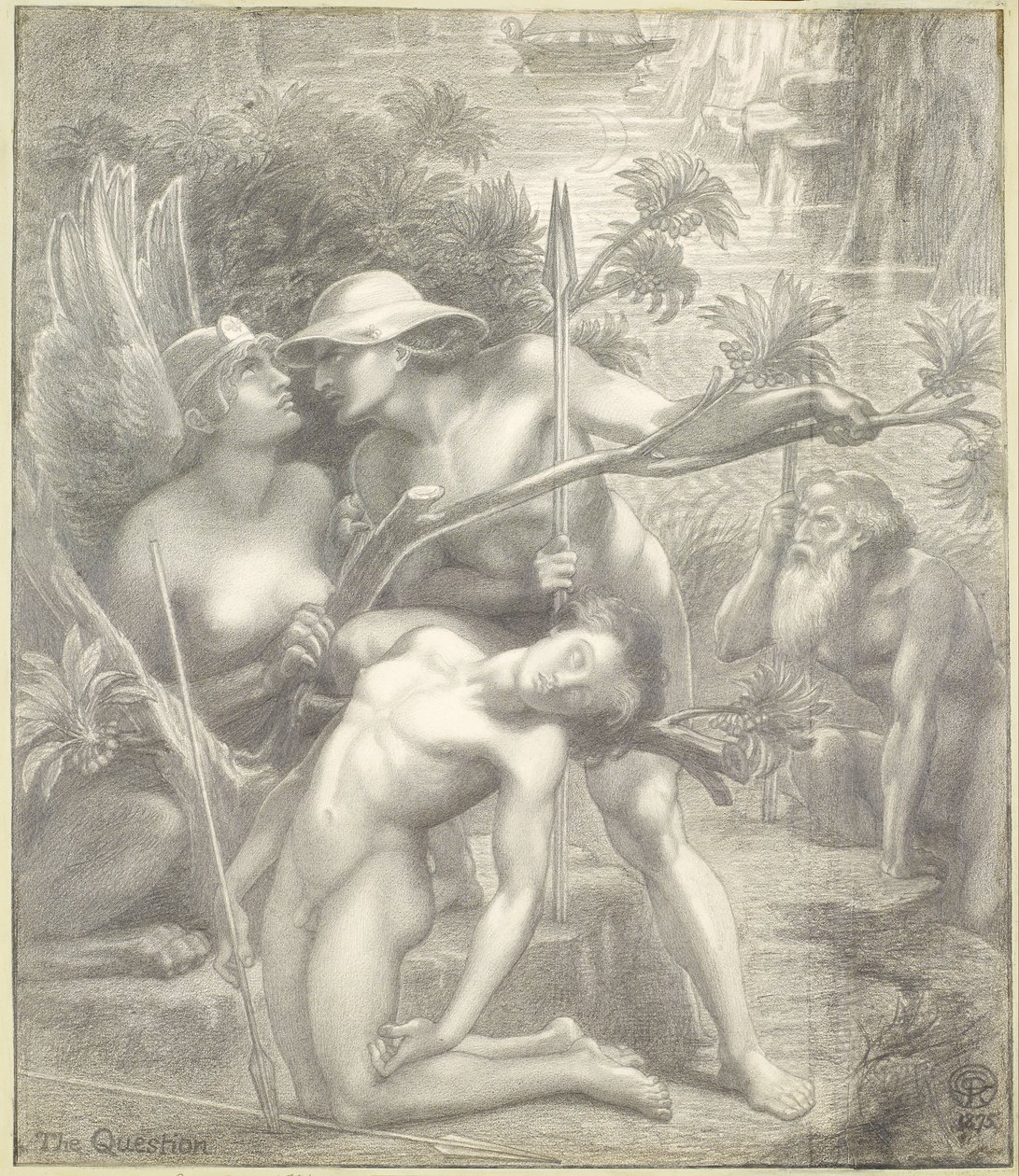 La Pregunta, la Esfinge de Dante Gabriel Rossetti