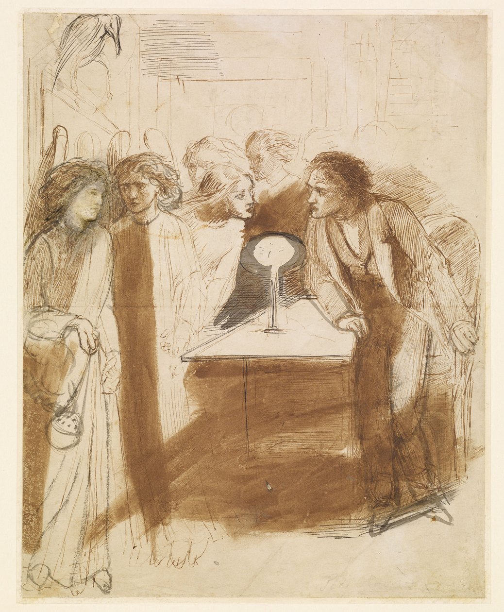El Cuervo - Pisadas de Ángel de Dante Gabriel Rossetti