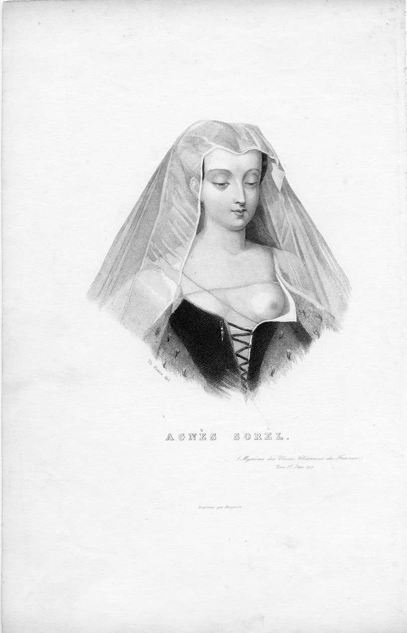 Retrato grabado de D’après Théodore Frère