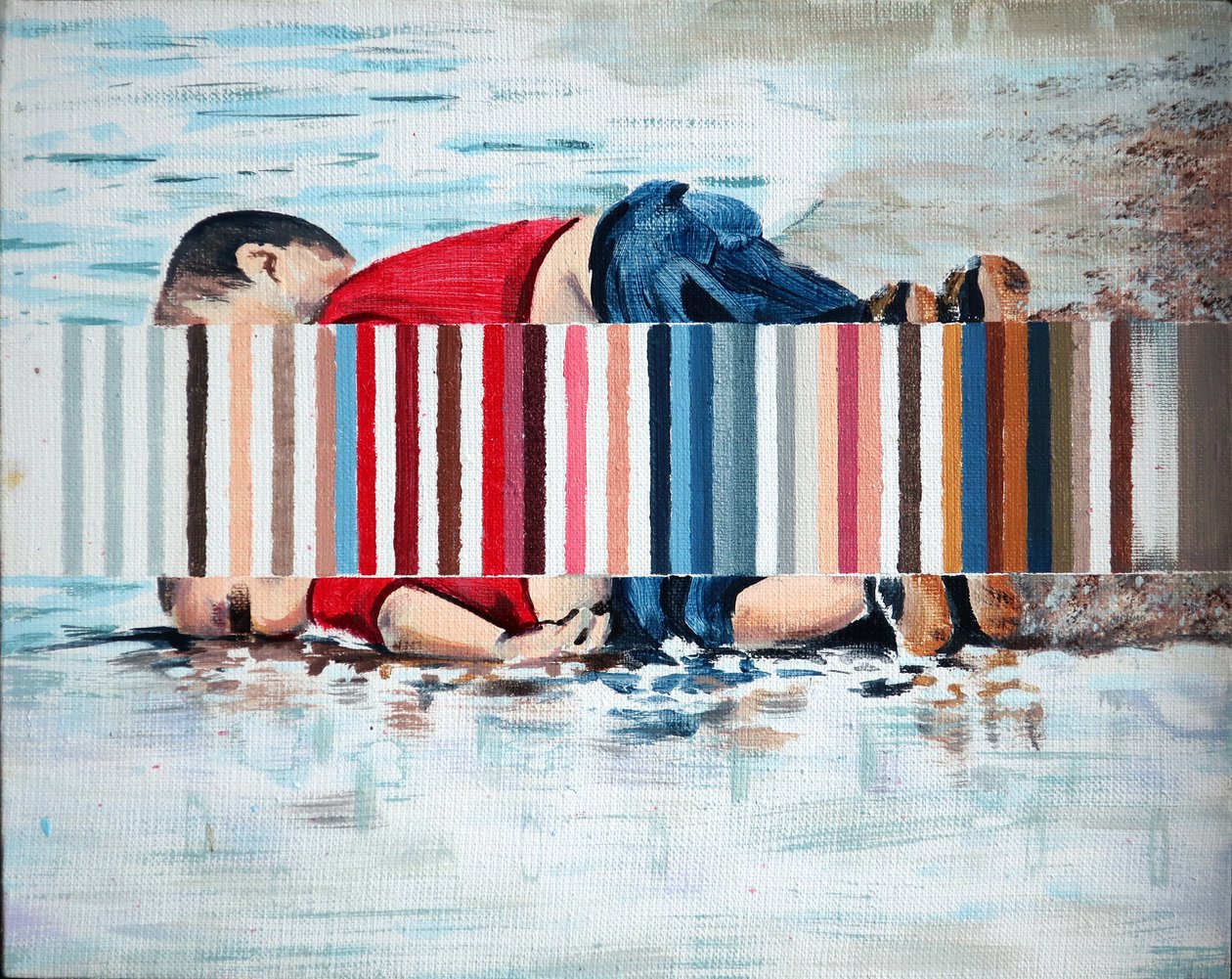 Boya, 2019 (acrílico sobre lienzo) de Darren Coffield