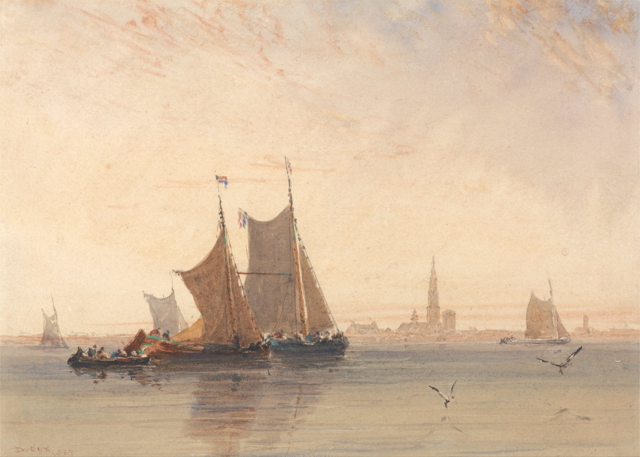 Amberes, mañana de David Cox