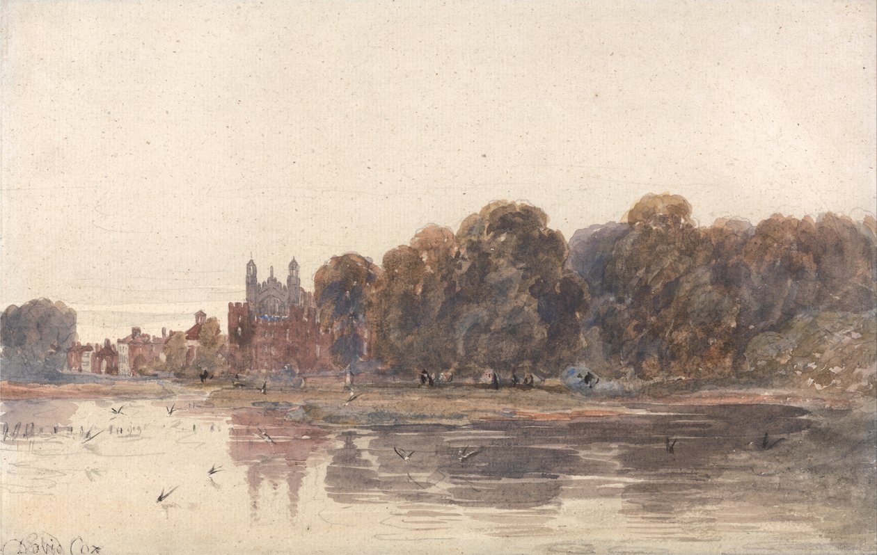 Eton desde el Támesis de David Cox