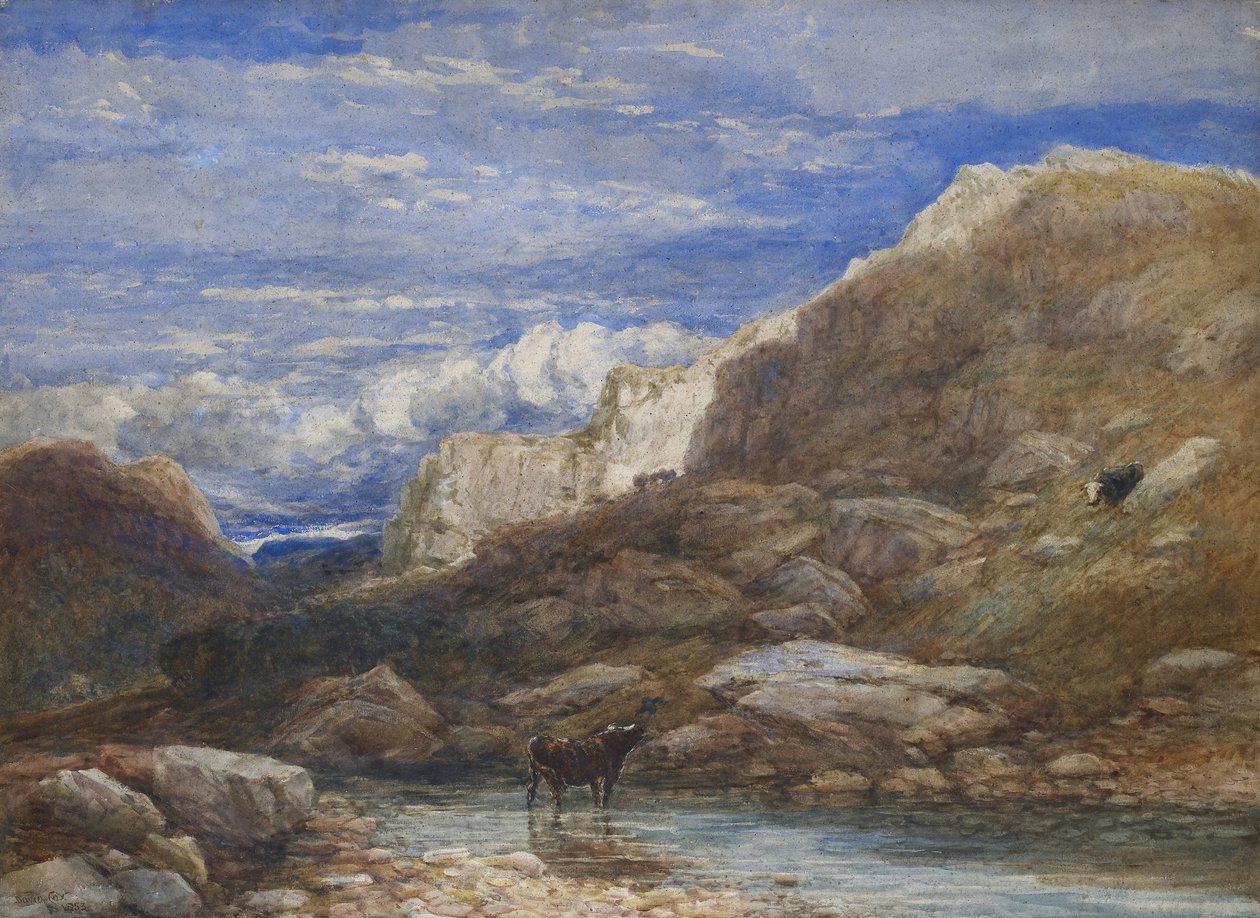 El desafío, 1853 de David Cox