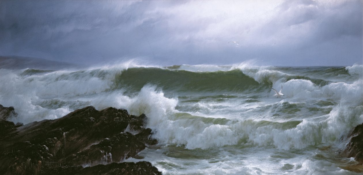Mar agitado de David James