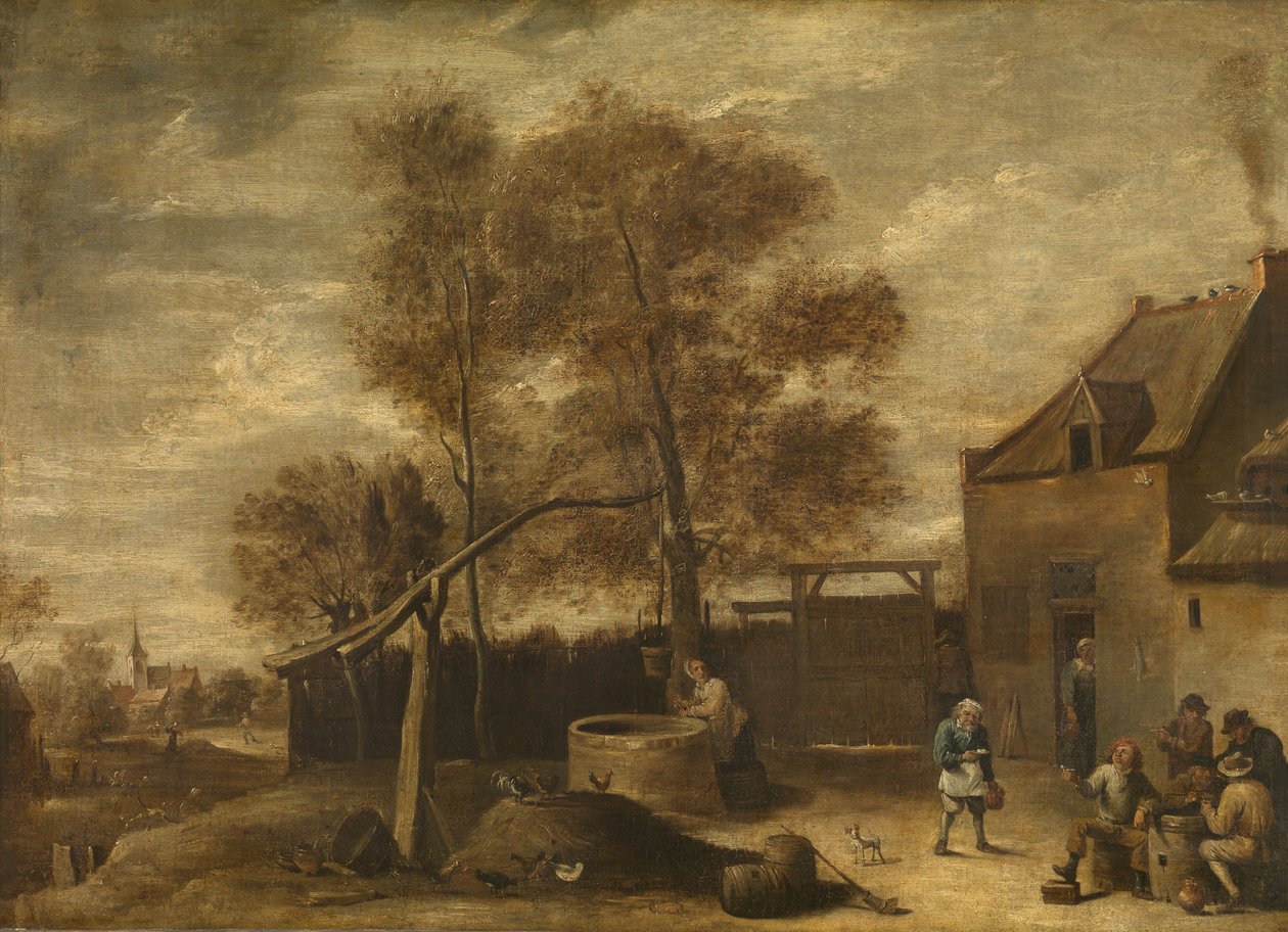 En el corral de David Teniers the Younger
