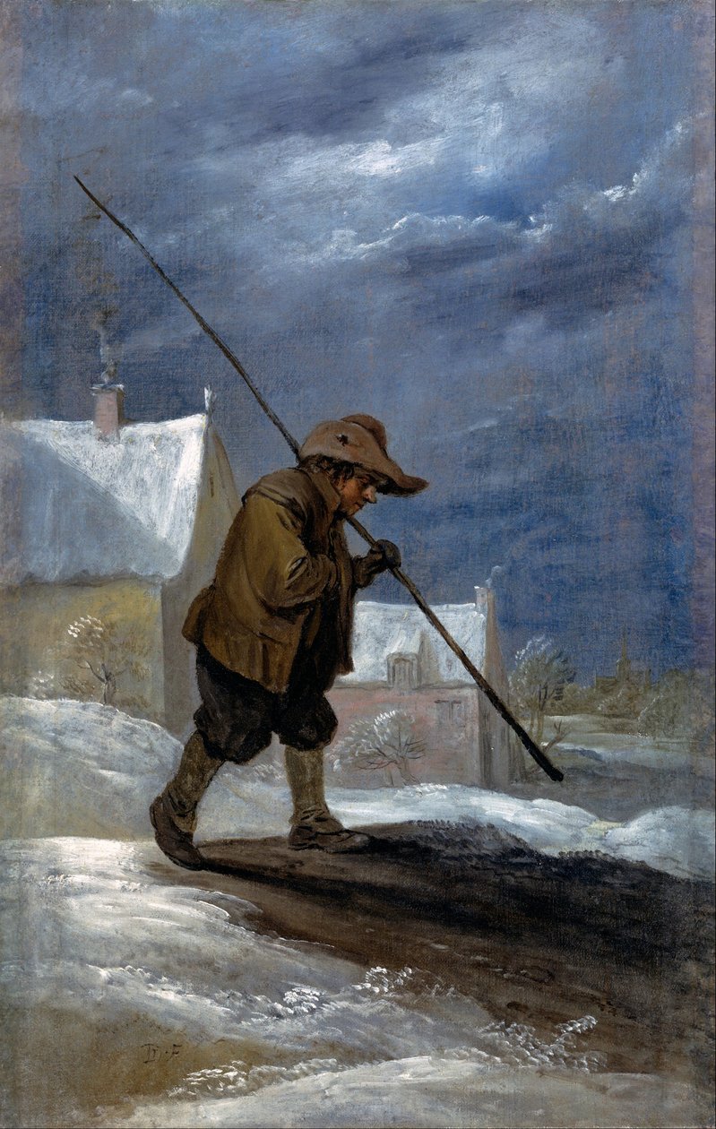 Invierno de David Teniers the Younger
