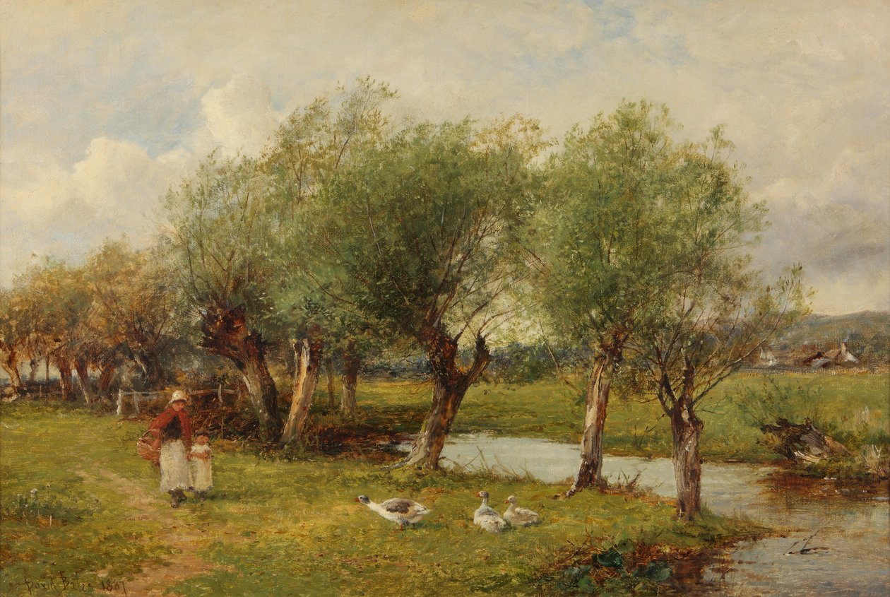 Alimentando a los gansos de David Bates