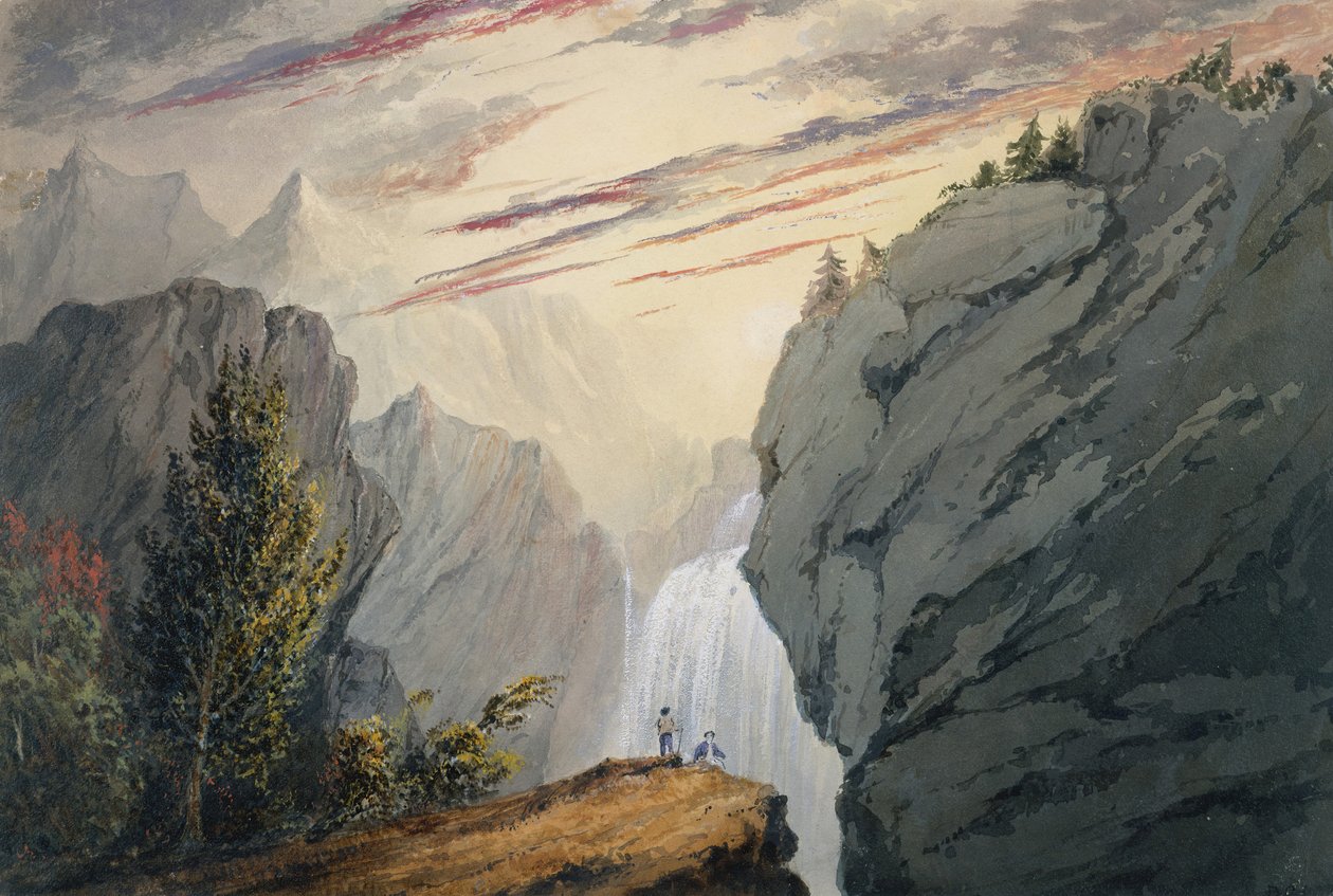 En la cascada de David Claypoole Johnston