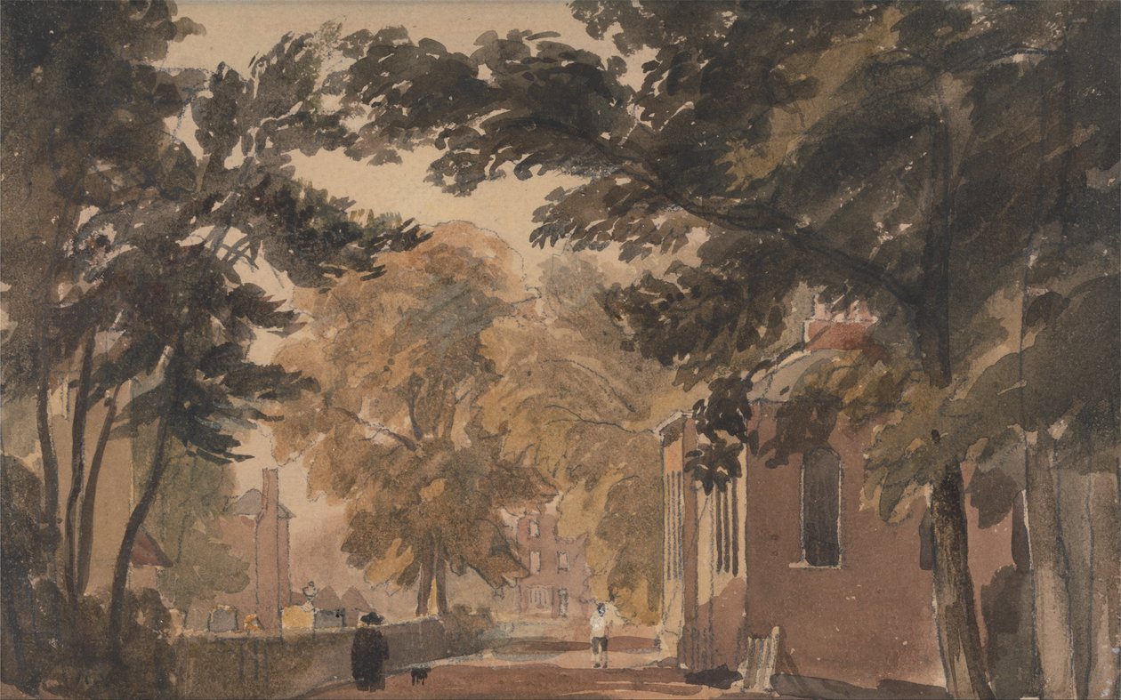 Una calle de Harborne de David Cox