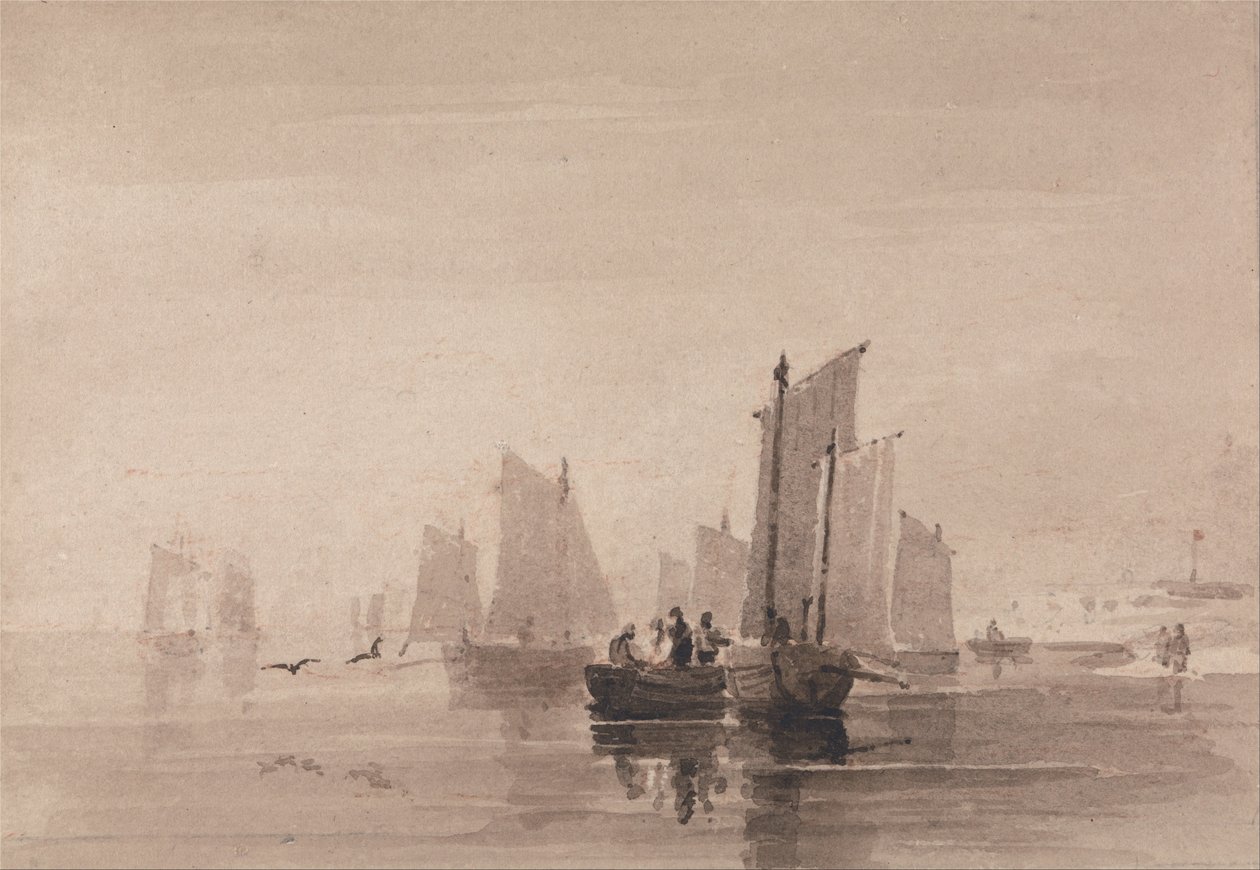 Pesca en Hastings de David Cox
