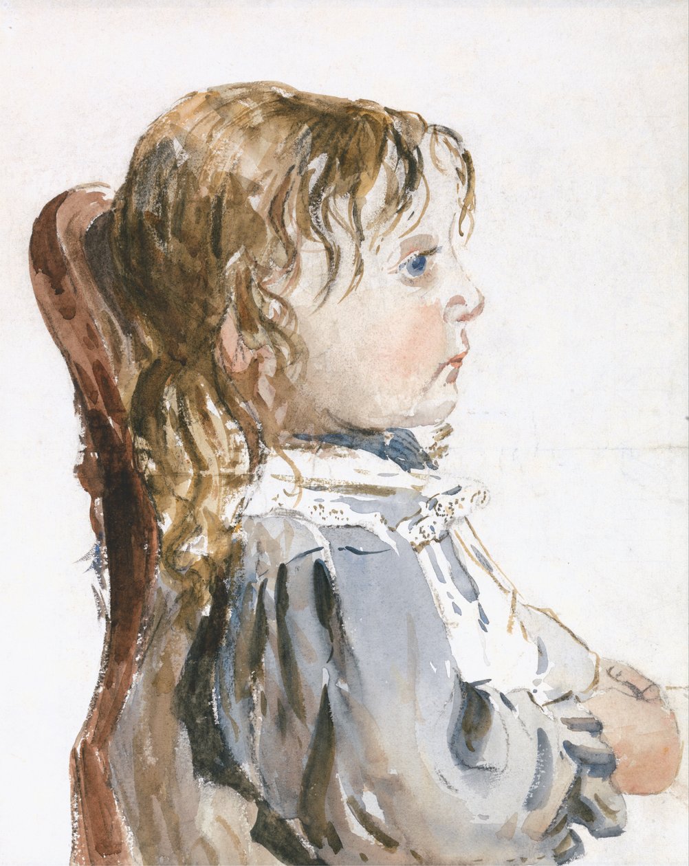 Chica con pichi de David Cox
