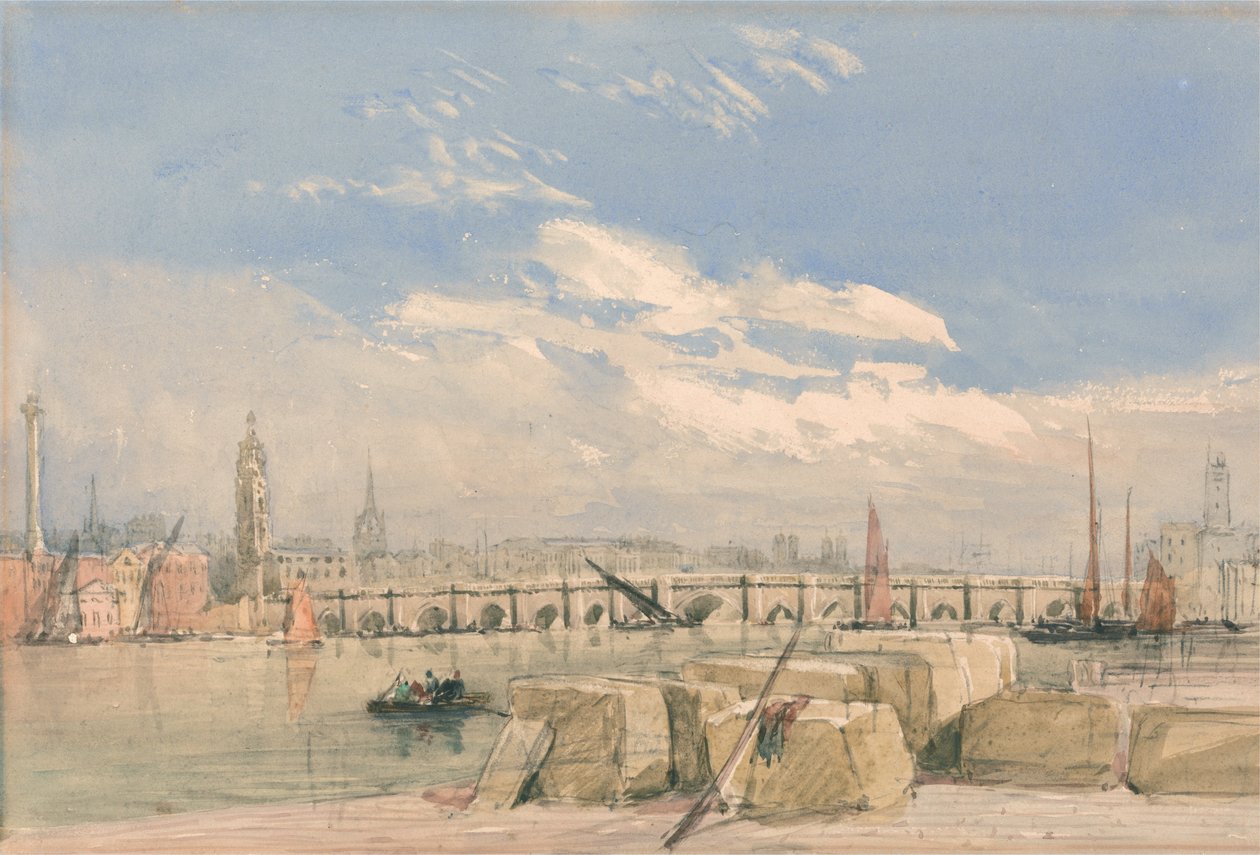 Puente de Londres de David Cox