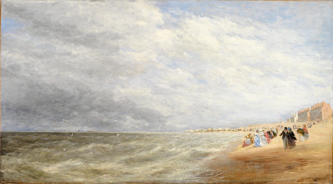 Arenas de Rhyl, 1855 de David Cox