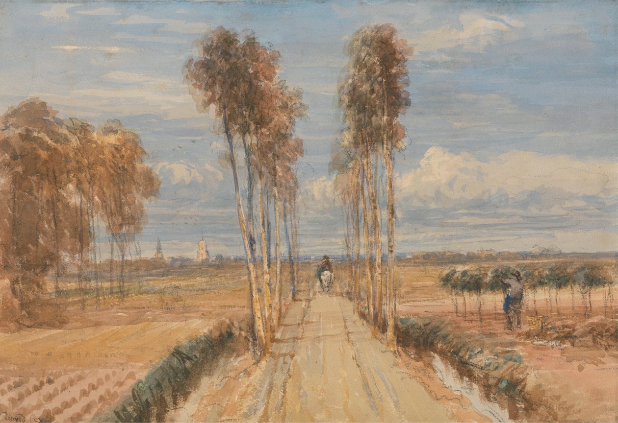 La Avenida del Álamo, según Hobbema de David Cox