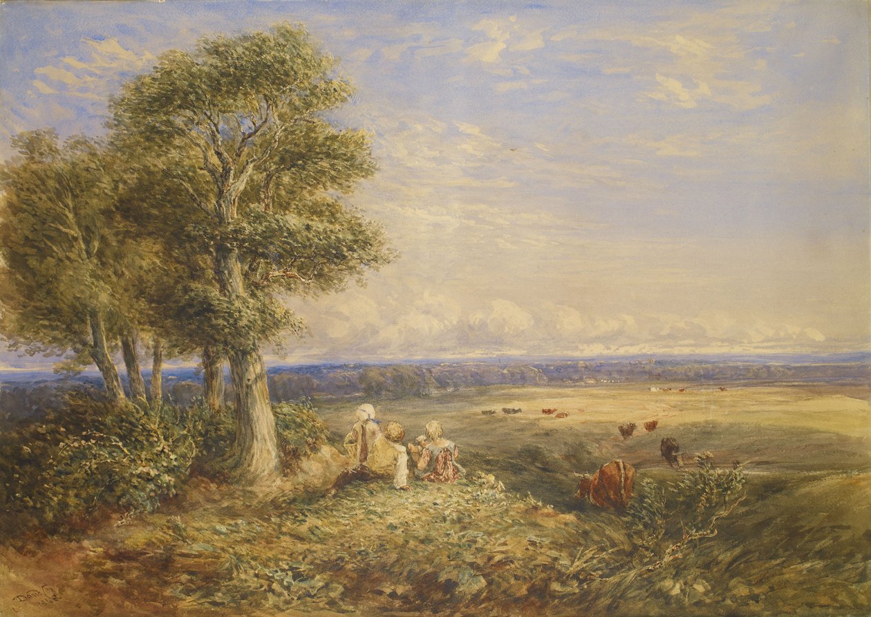 La alondra, 1848 de David Cox