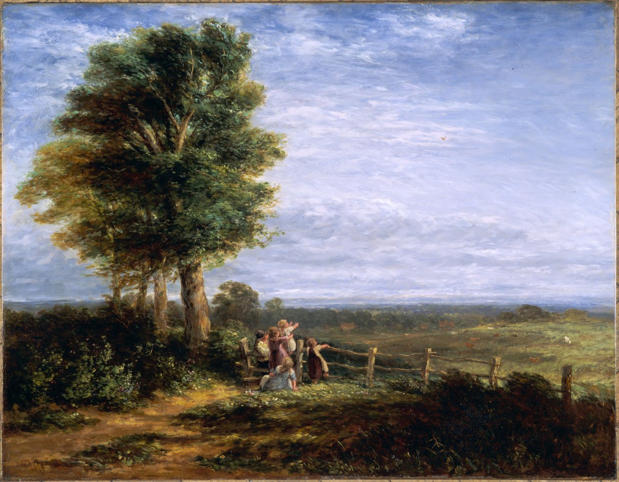 La alondra, 1849 de David Cox