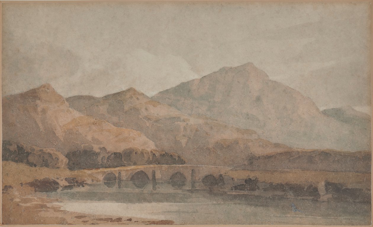 Vista en el norte de Gales de David Cox