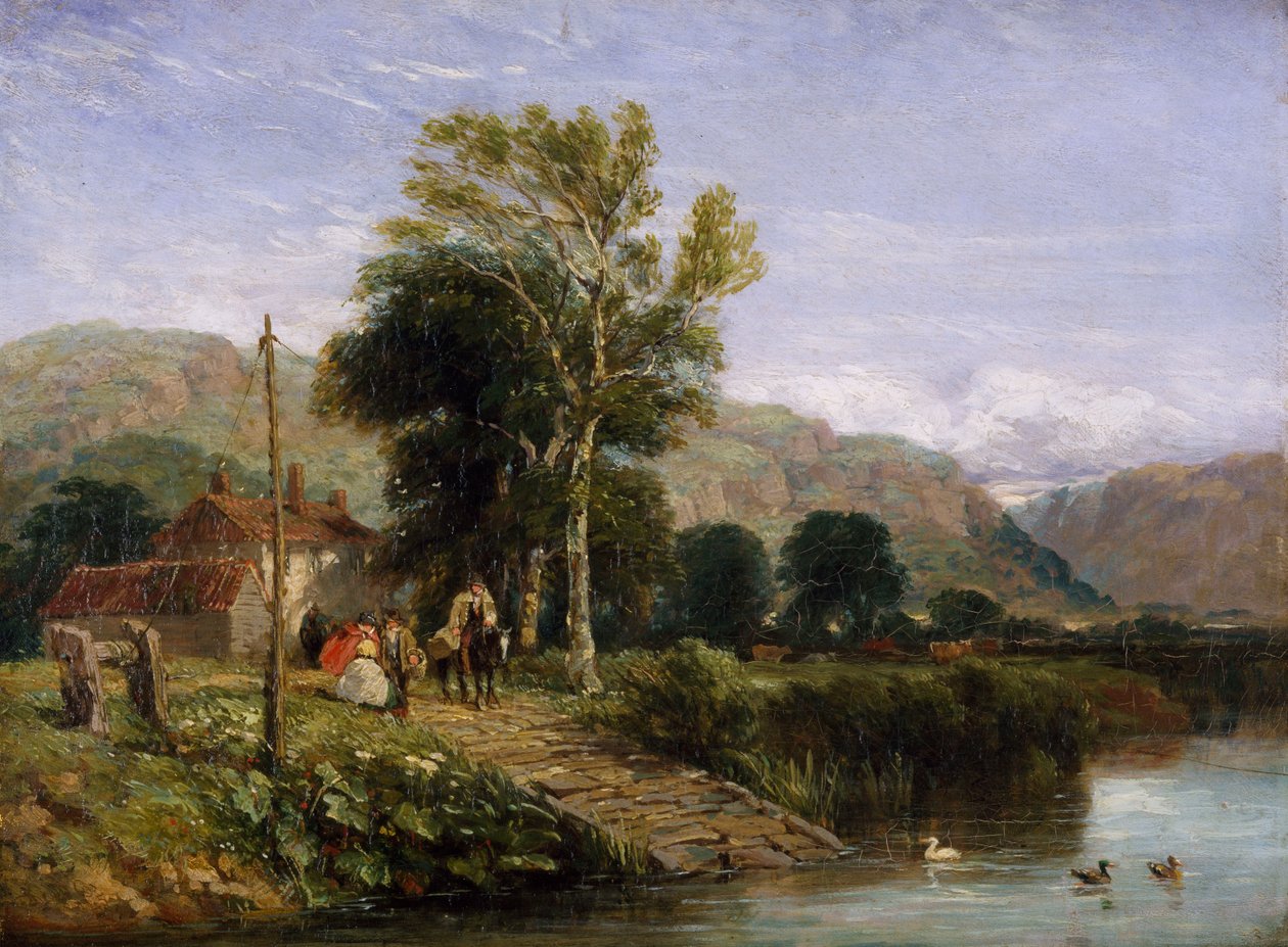 Esperando el ferry, 1845 de David Cox