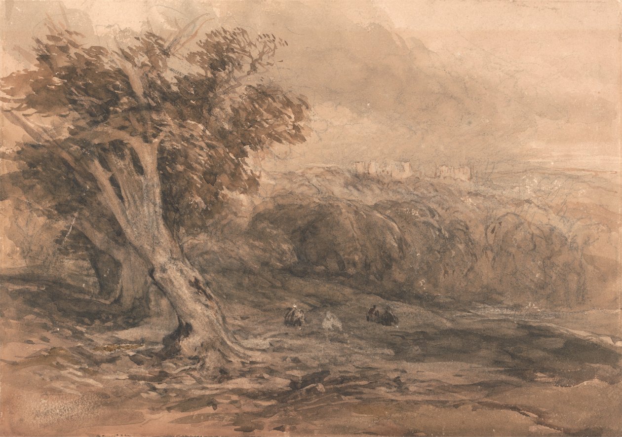 Castillo de Warwick de David Cox
