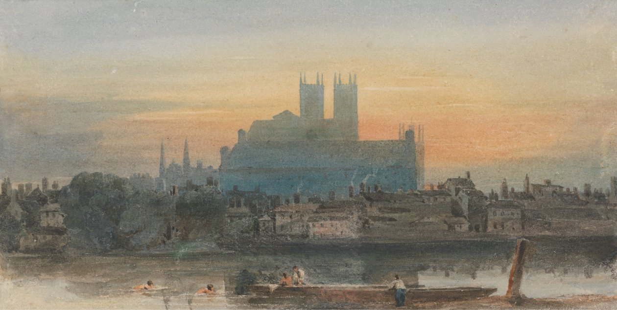 Westminster desde Lambeth de David Cox